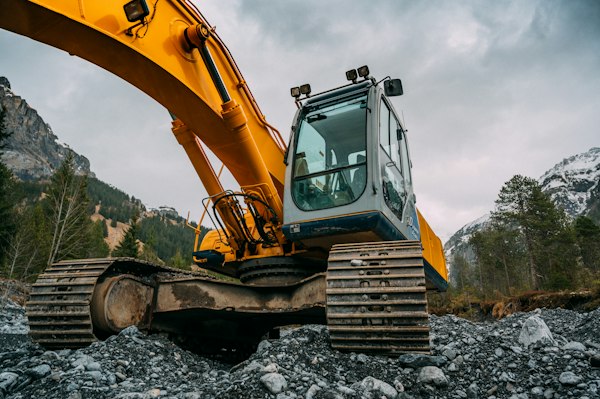 Excavator and verification work